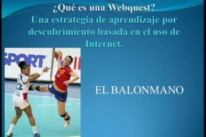 webquest balonmano